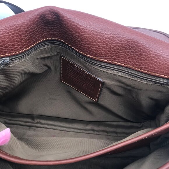 Vintage Coach Brown Leather Sheridan Mayfield Shoulder Bag - Picture 11 of 12